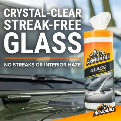 Emphasizes the product's ability to clean glass without leaving streaks or haze, reassuring customers of a crystal-clear finish.