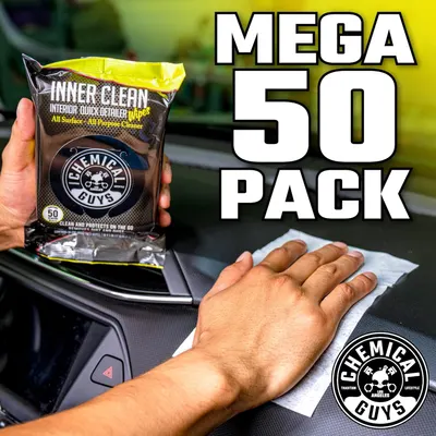 Secondary Images for Chemical Guys InnerClean Interior Quick Detailer & Protectant Wipes