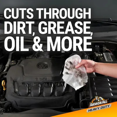 Emphasizes the product's ability to effectively clean tough automotive grime and dirt.