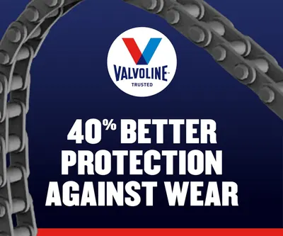 Highlights the product's superior protection against wear, emphasizing a 40% improvement to reassure customers about the longevity and effectiveness of the oil.