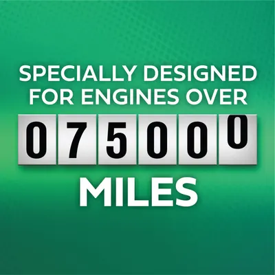 Communicates that the product is specifically designed for high-mileage engines, reassuring customers with older vehicles that this is the right choice for…