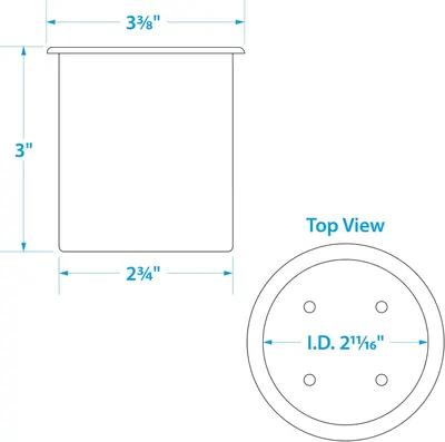 Provides precise measurements of the product to eliminate confusion about its size and shape.