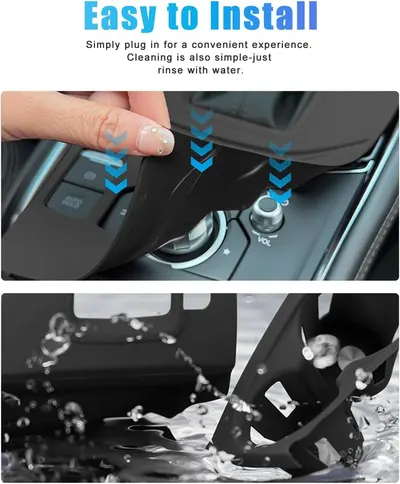 Demonstrates the product's ease of installation and cleaning to reassure customers about its user-friendly nature.