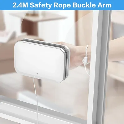 Highlights the 2.4M safety rope feature to reassure customers about the product's safety and reach.
