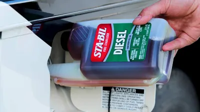 Demonstrates the correct way to add diesel fuel to a vehicle, emphasizing safety and proper usage of the product.