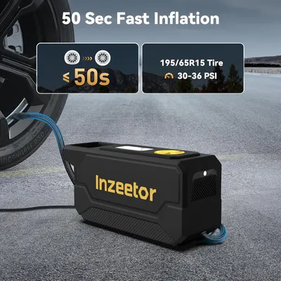 Secondary Images for 150 PSI Tire Inflator Portable Air Compressor