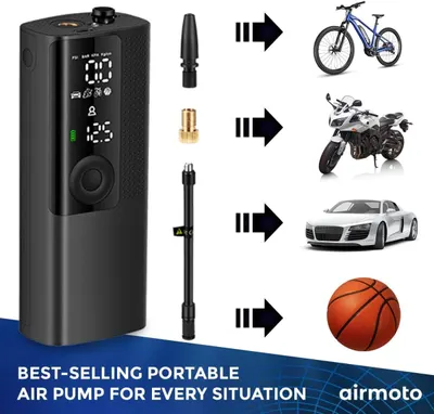 Secondary Images for Airmoto Tire Inflator Portable Air Compressor