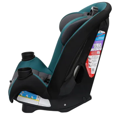 Provides visual instructions on how to properly install and secure the car seat, ensuring child safety.