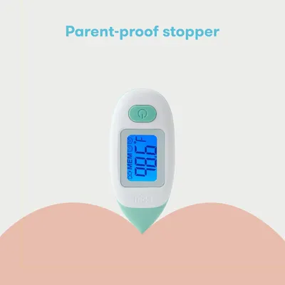 Highlights the product's parent-proof feature, reassuring parents that the device is designed for easy and safe use.