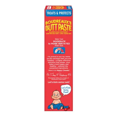 Secondary Images for Boudreaux's Butt Paste Maximum Strength Diaper Rash Cream