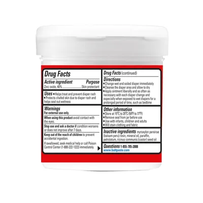 Provides detailed instructions for safe and effective use of the diaper rash ointment, including warnings and precautions.