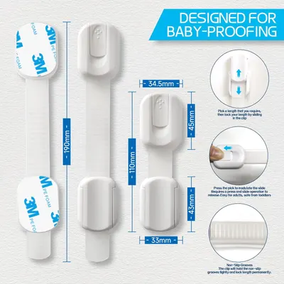 Secondary Images for Child Safety Cabinet Locks