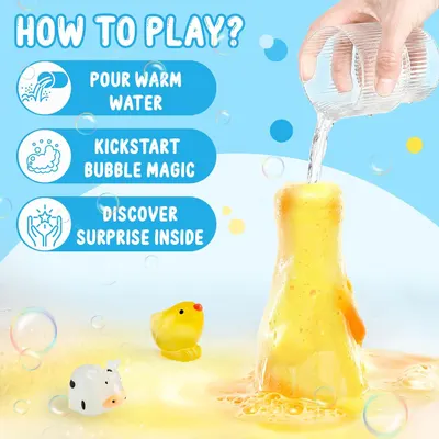 Explains the simple steps to use the product, encouraging engagement and highlighting the fun, magical aspect of the toy.