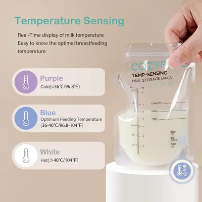 Secondary Images for 100 Pcs Breastmilk Storage Bags