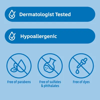 Reassures customers about the product's safety and suitability for sensitive skin by highlighting professional testing and absence of common irritants.