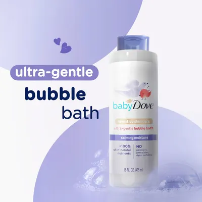 Emphasizes the product's gentle and safe formulation for baby's sensitive skin, reassuring parents about its mildness.