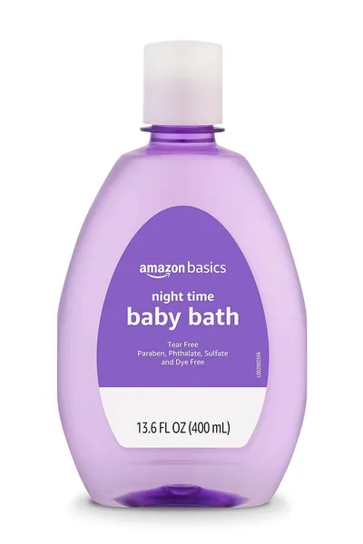 Highlights the safety features of the baby bath product, reassuring parents that it's gentle and free from potentially harmful ingredients.