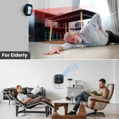 Demonstrates how the product can be used for elderly care and safety monitoring in the home. Shows how the product enhances safety for elderly users through fall detection and audio monitoring…