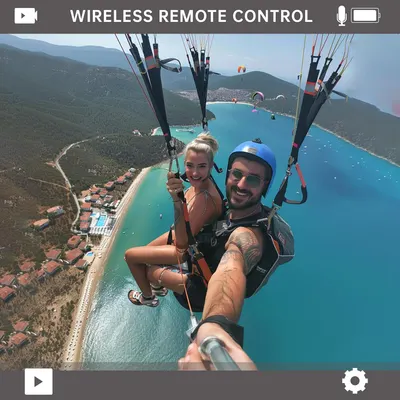 Secondary Images for ODDV 4K60FPS 30MP Action Camera with Front LCD and Touch Rear Screens