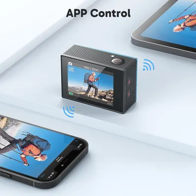 Demonstrates how the camera can be controlled remotely via a smartphone app, highlighting the convenience and ease of use. Shows that the camera is compatible with both smartphones and tablets,…