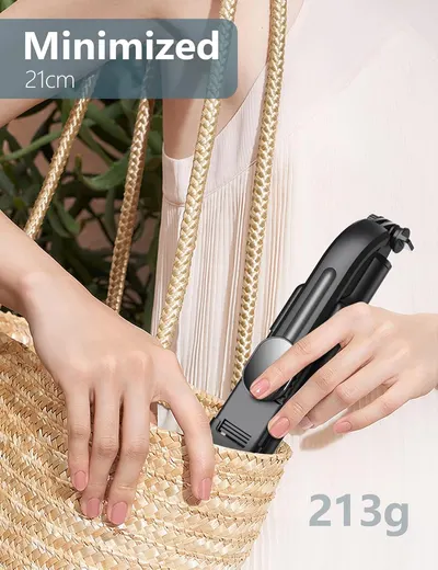 Highlights the product's small size and light weight to emphasize its portability and convenience.
