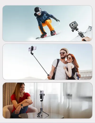 Demonstrates the versatility of the product for capturing various activities and environments, from extreme sports to everyday moments.