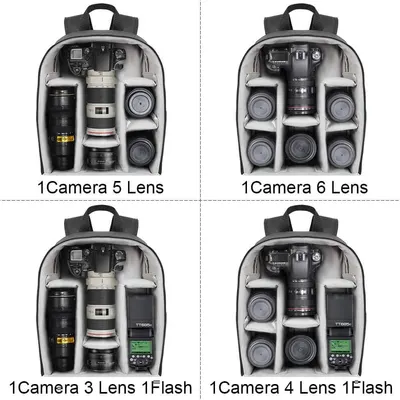 Secondary Images for CADeN Camera Backpack Bag Professional for DSLR/SLR Mirrorless Camera Waterproof