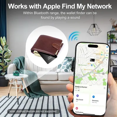 Secondary Images for Tracker Card for Apple Find My(iOS Only)