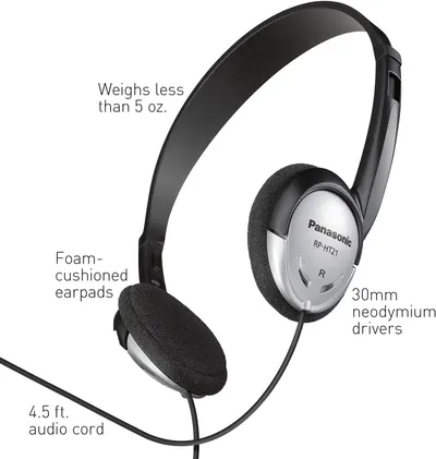 Highlights multiple key features of the headphones to demonstrate their overall quality and comfort for users.