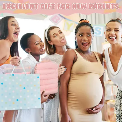 Promotes the product as an ideal gift for expectant parents at a baby shower.