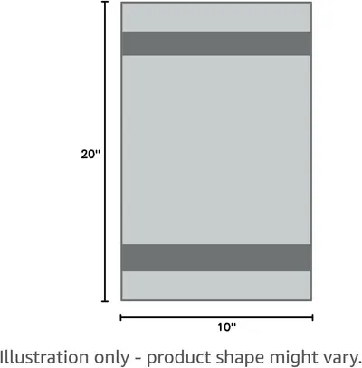 Provides exact measurements of the product to help customers understand its physical size.
