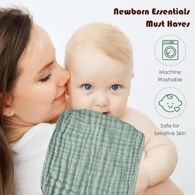 Highlights two key features of the newborn product to reassure parents about its practicality and safety for their baby.
