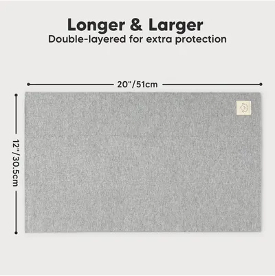 Communicates the exact size of the product to eliminate confusion about its dimensions. Highlights the product's enhanced protection feature to reassure customers of its quality and effectiveness.
