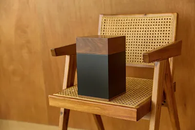 Showcases the product in a stylish, high-end setting to emphasize its quality and aesthetic appeal.