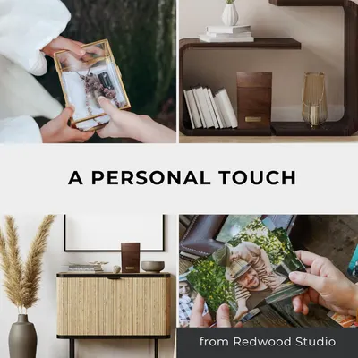 Demonstrates various ways to use the product for personalizing home decor and displaying cherished memories.