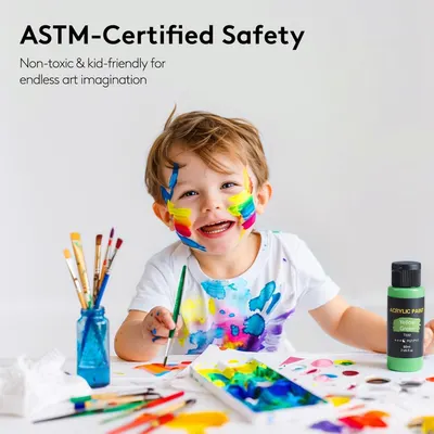 Reassures parents that the product is safe and suitable for children's use, encouraging creative play without safety concerns.