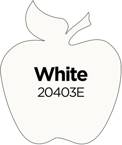 Communicates a specific color option (White) available for the product, helping shoppers understand the exact shade and make informed choices.