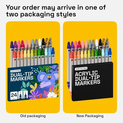 Informs customers about potential packaging differences to prevent confusion or disappointment upon receiving the product.