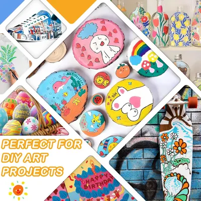 Showcases various creative applications of the product for DIY art projects, demonstrating its versatility for different crafting ideas.