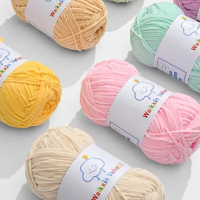 Showcases the range of pastel colors available in the yarn collection, appealing to crafters who want options for their projects.