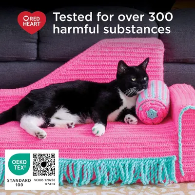 Reassures customers that the product has been thoroughly tested for safety, specifically for over 300 harmful substances.