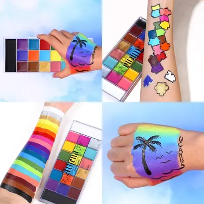 Secondary Images for UCANBE Face Body Paint Set-Athena Painting Palette