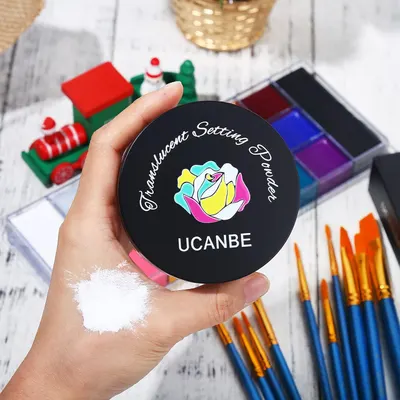 Showcases a holiday-themed makeup product to appeal to customers looking for seasonal beauty items.