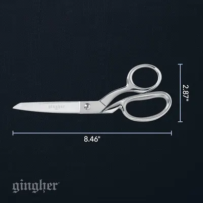Provides exact measurements of the scissors to help customers understand the product's size and suitability for their needs.