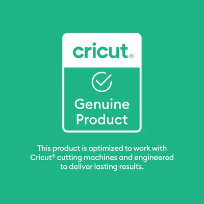 Reassures customers that this is an authentic Cricut product designed to work optimally with Cricut cutting machines.