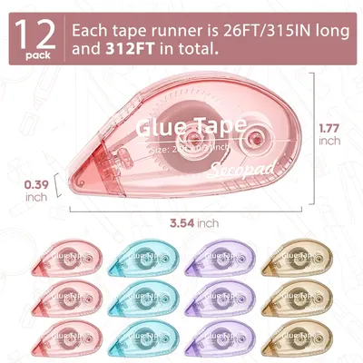 Secondary Images for 12 Pack Scrapbook Tape