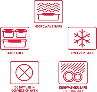 Secondary Images for Sistema 1109ZS Microwave Collection Noodle Bowl 1 Count (Pack of 1) Red