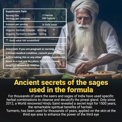 Secondary Images for Pineal Gland Activation Supplement
