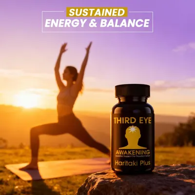 Highlights the product's ability to provide sustained energy and balance, appealing to health-conscious consumers seeking natural wellness solutions.