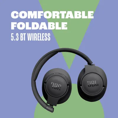 Highlights multiple key features of the headphones to showcase their versatility and convenience.